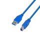 Nanocable 10.01.0802-BL 2m USB A USB B Macho Macho Azul cable USB